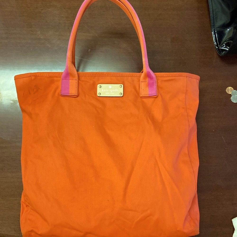 Kate spade canvas nylon tote